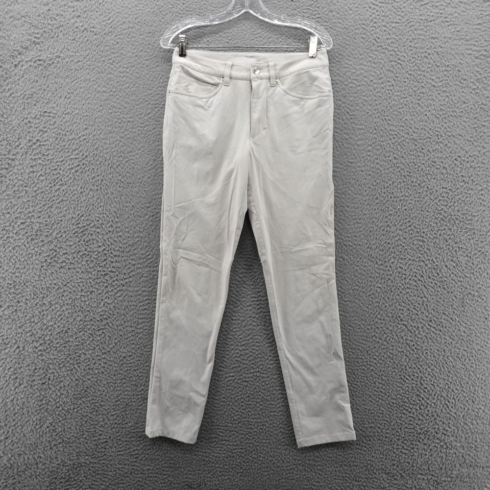 Lululemon ABC Slim‎ Fit Warpstream Pants 28x29 Beige Mens Athletic Stretch